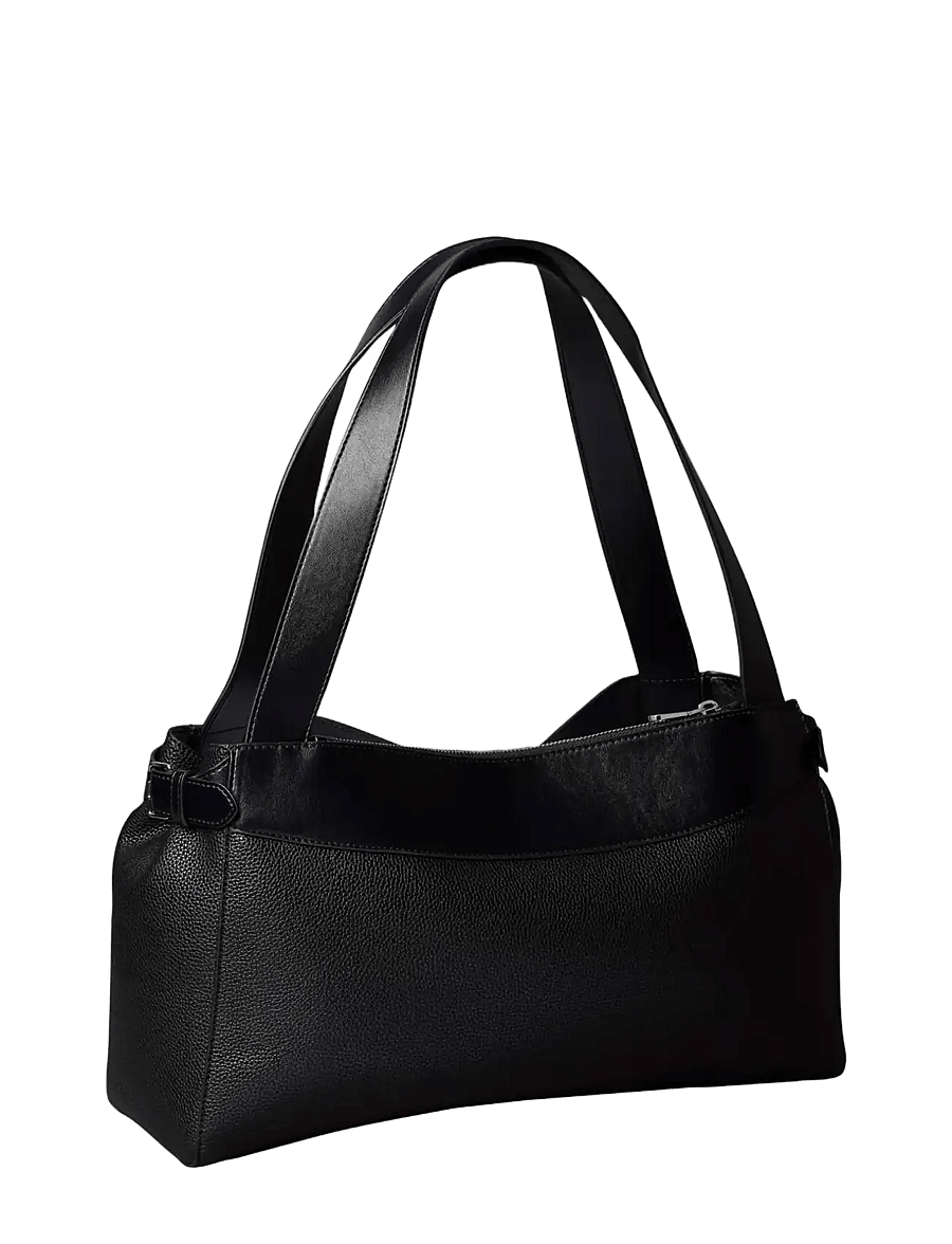 Calvin Klein - MIX MEDIA WORK TOTE - tote bags - black - 1