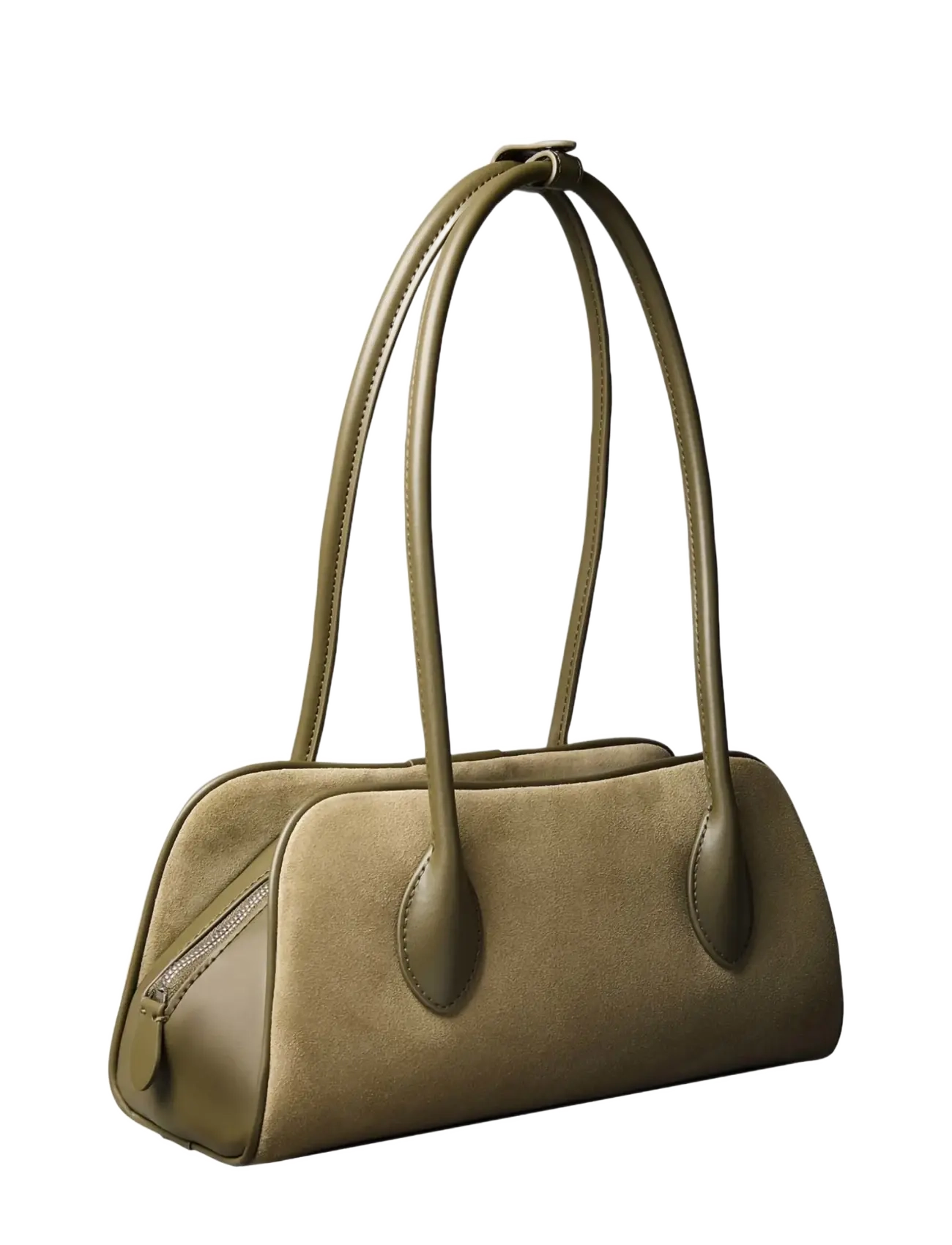 Calvin Klein - EMBLEM TRIO SUEDE SHOULDER BAG - olive night - 1