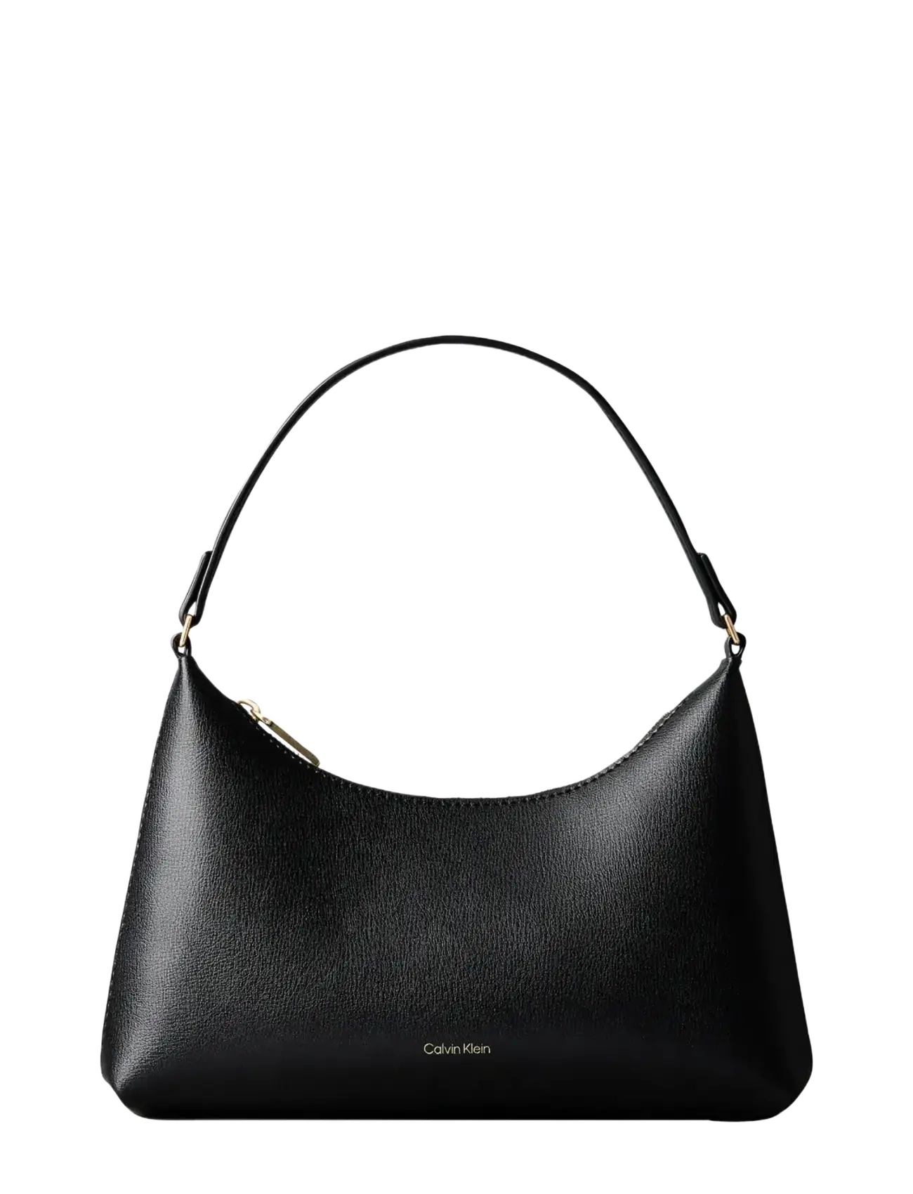 Calvin Klein FOIL LOGO SMALL SHOULDER BAG - Bags - BLACK TOASTED COCONUT / black