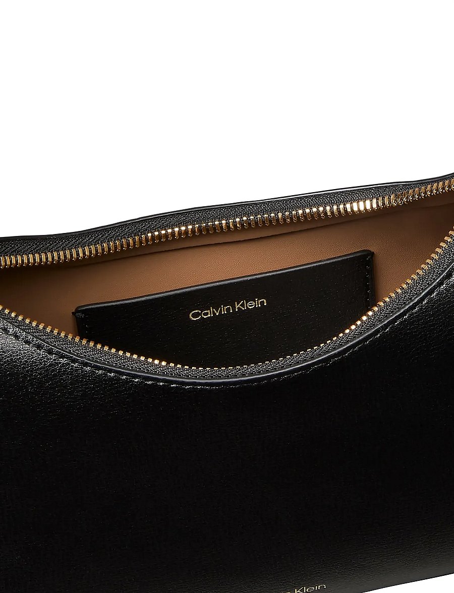 Calvin Klein - FOIL LOGO SMALL SHOULDER BAG - shoulder bags - black toasted coconut - 3