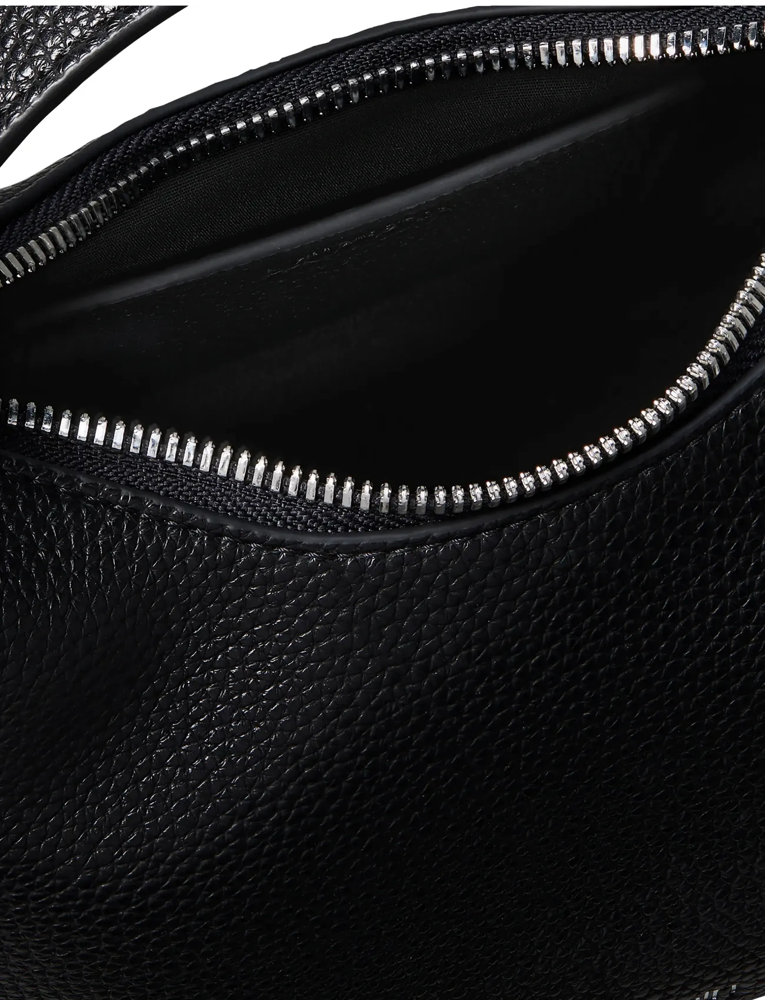 Calvin Klein - WEBBING STRAP SMALL BAG - everyday style - black shiny nickel - 3