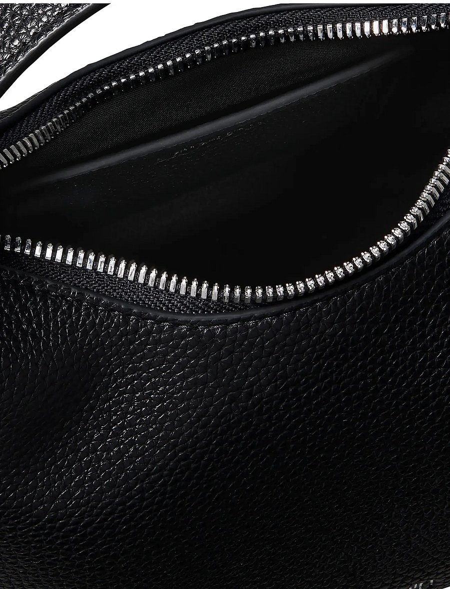 Calvin Klein - WEBBING STRAP SMALL BAG - everyday style - black shiny nickel - 3