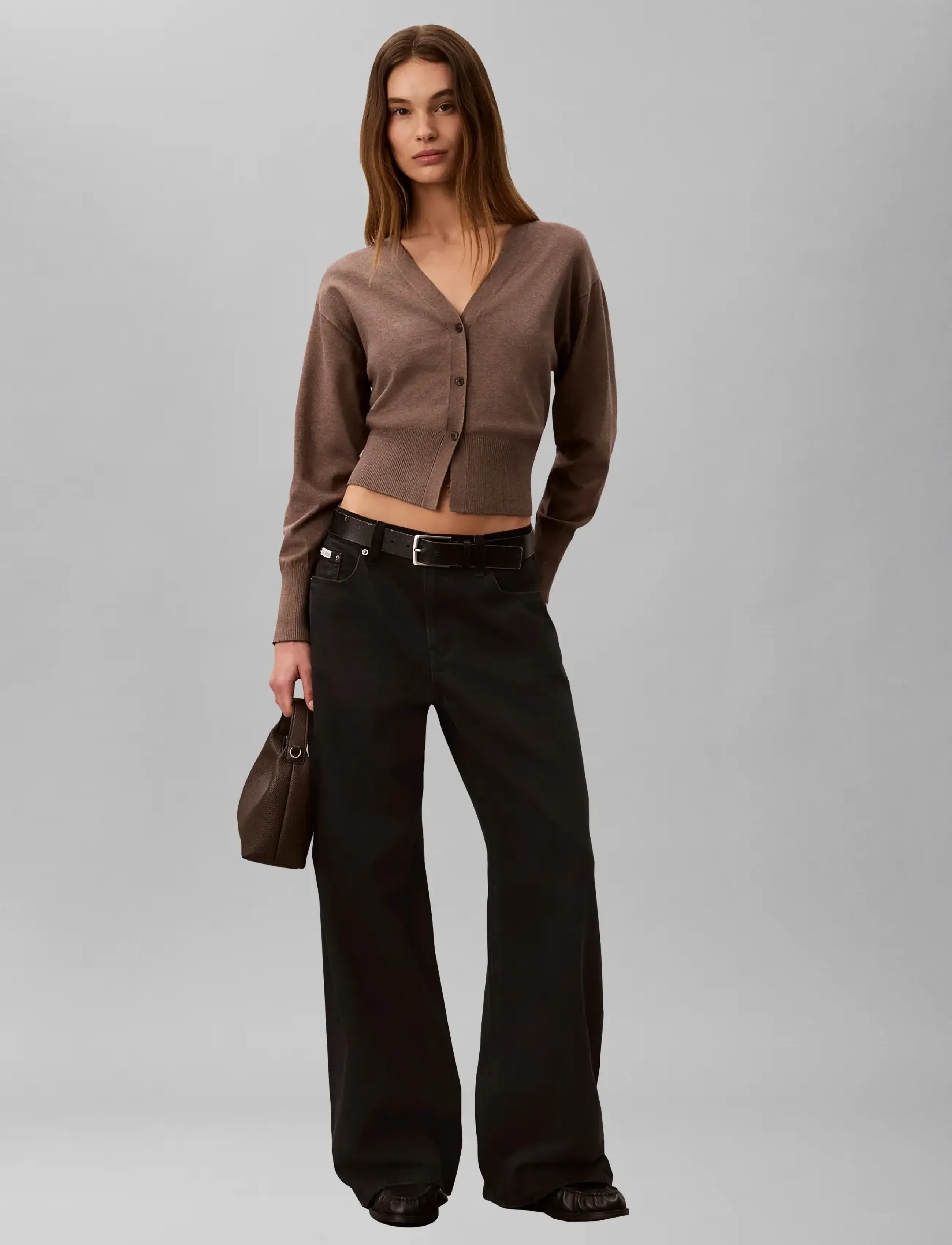 Calvin Klein WEBBING STRAP SMALL BAG - Calvin Klein - DELICIOSO / brown