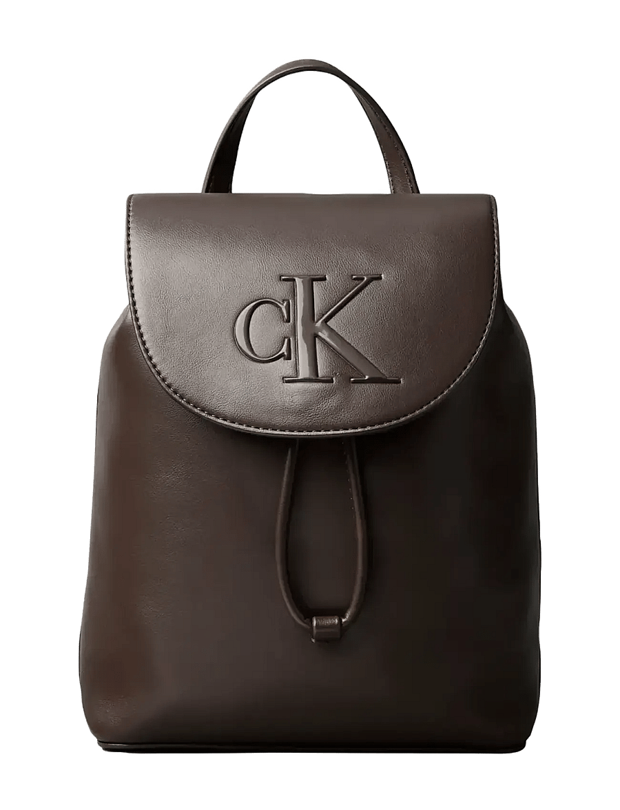 Calvin Klein - BOLD CK FLAP MINI BACKPACK - ryggsäckar - delicioso - 1