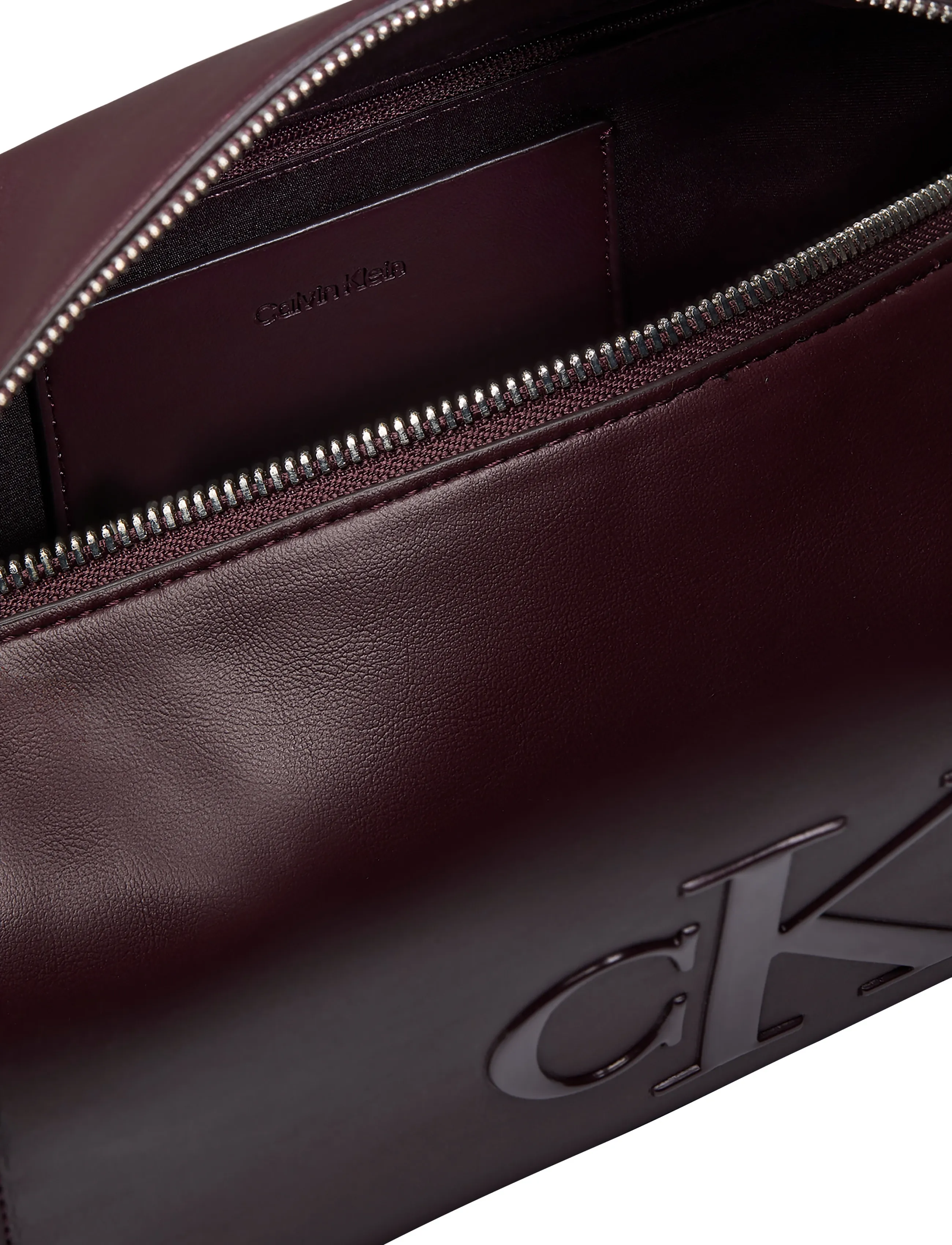 Calvin Klein - BOLD CK SLOUCHY SHOULDER BAG - fudge - 3