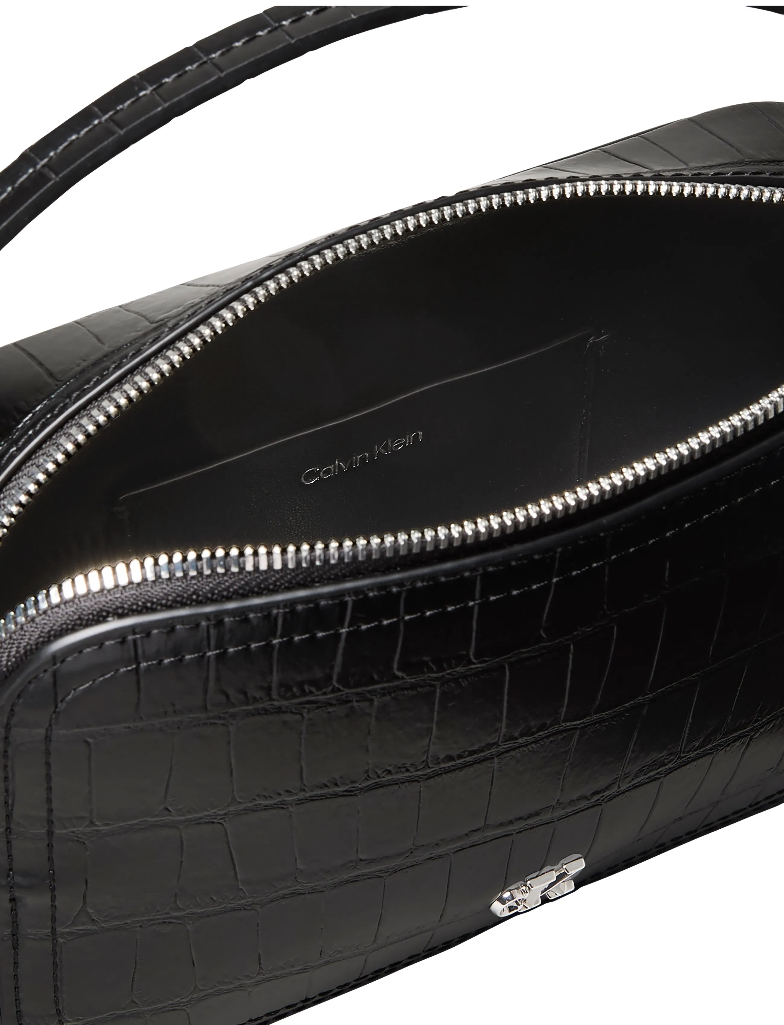 Calvin Klein - CK CROC CAMERA BAG - black - 2