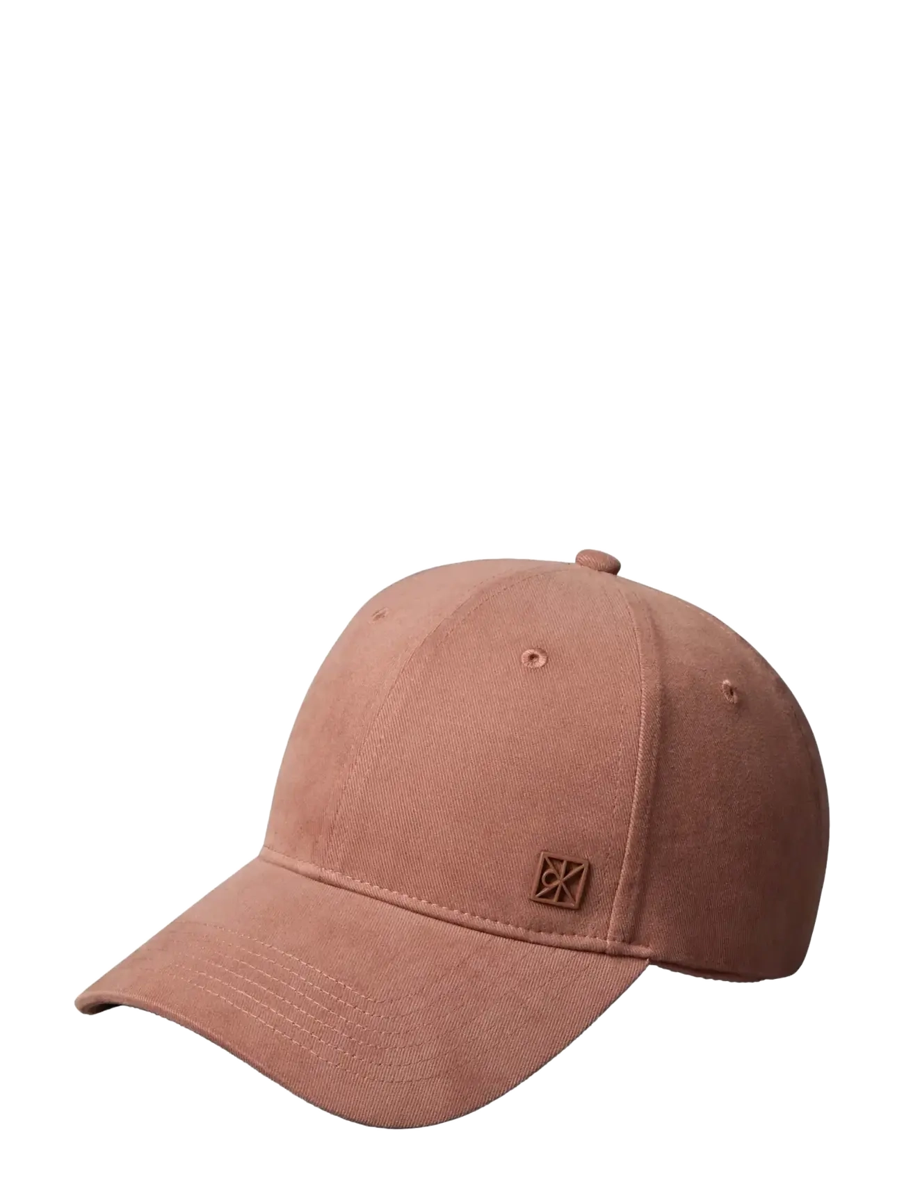 Calvin Klein EMBLEM HARDWARE BASEBALL CAP - Akcesoria - ARGAN OIL / pink/rose