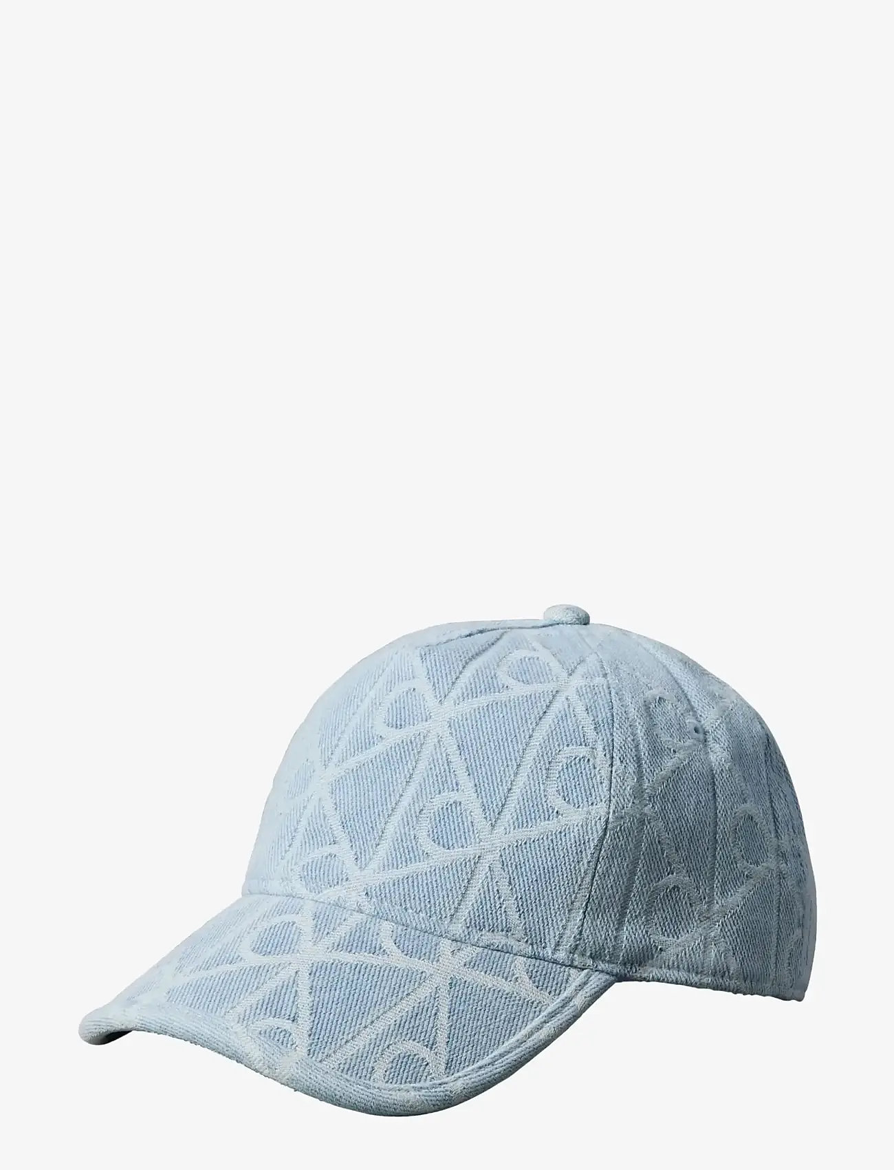 Calvin Klein - AOP JACQUARD DENIM BB CAP - kappen - light wash - 0