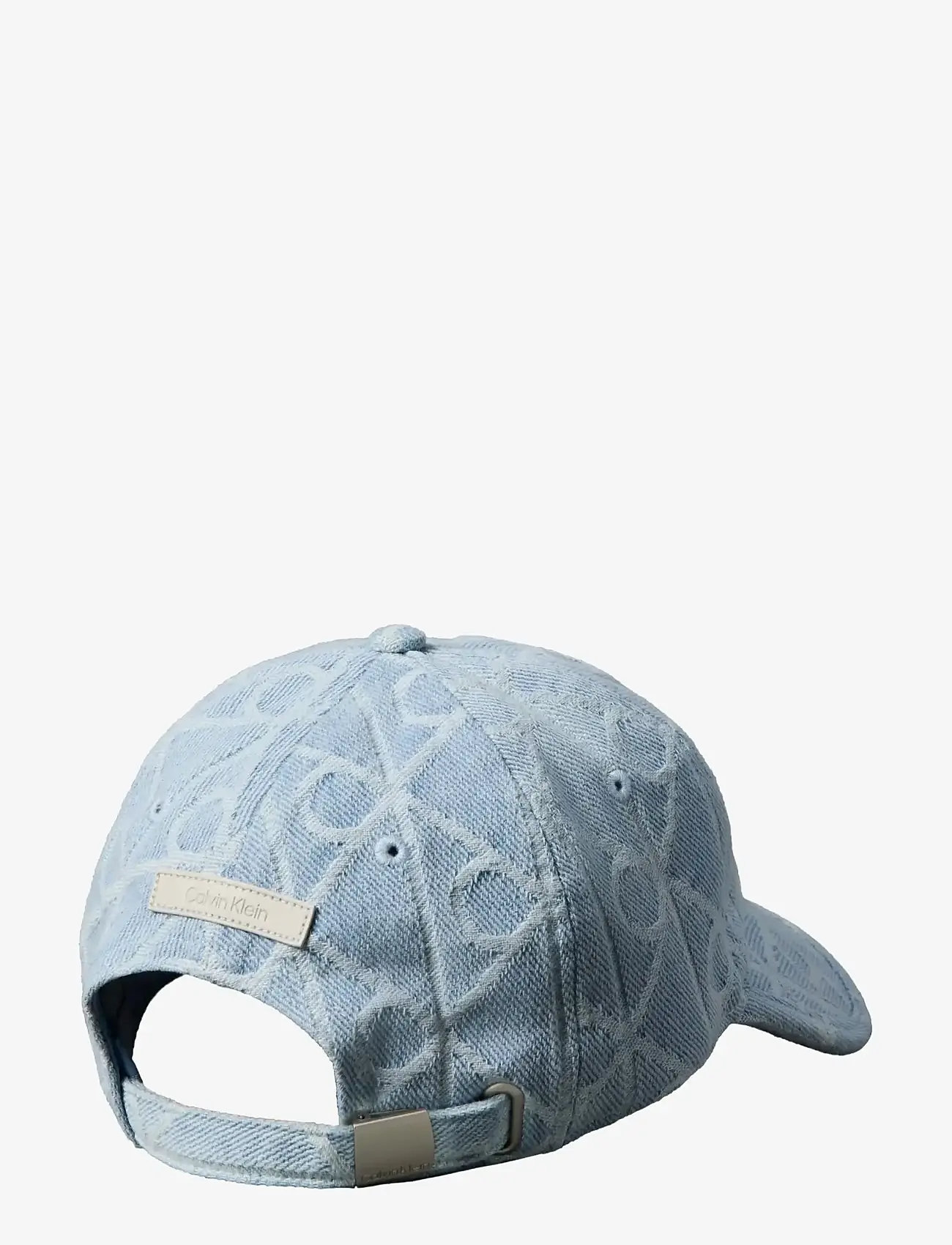 Calvin Klein - AOP JACQUARD DENIM BB CAP - kappen - light wash - 1
