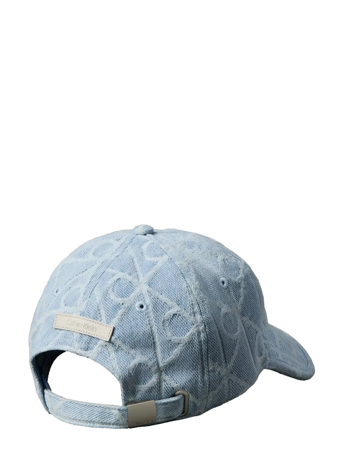 Calvin Klein - AOP JACQUARD DENIM BB CAP - kepsar - light wash - 1