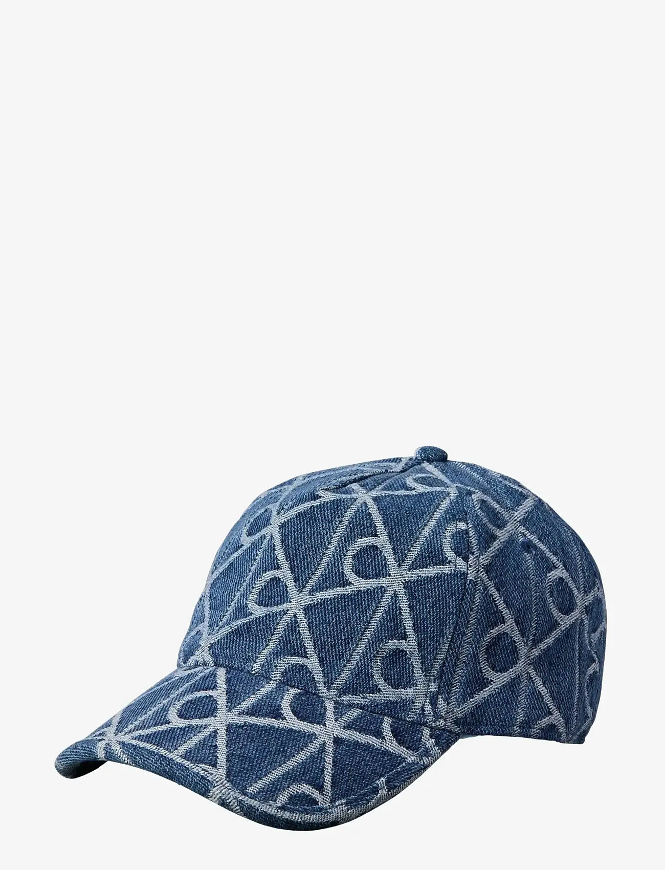 Calvin Klein - AOP JACQUARD DENIM BB CAP - kappen - medium wash - 0