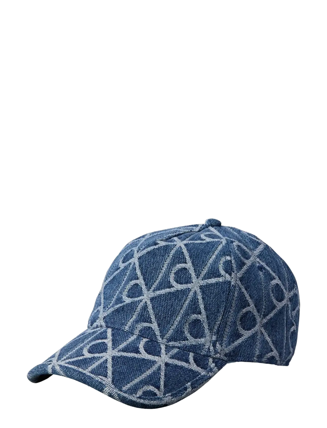 Calvin Klein AOP JACQUARD DENIM BB CAP - Akcesoria - MEDIUM WASH / blue