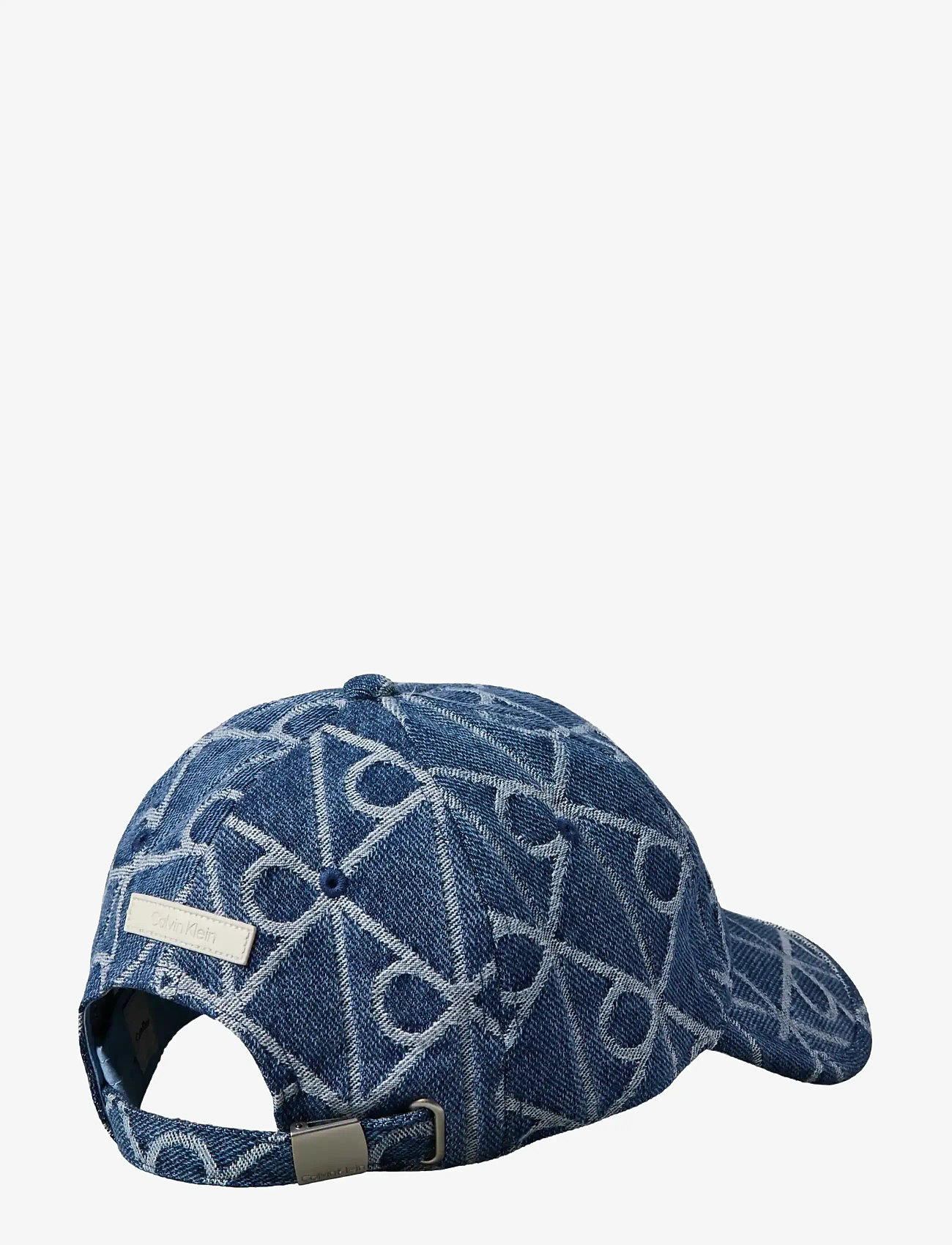 Calvin Klein - AOP JACQUARD DENIM BB CAP - kappen - medium wash - 1
