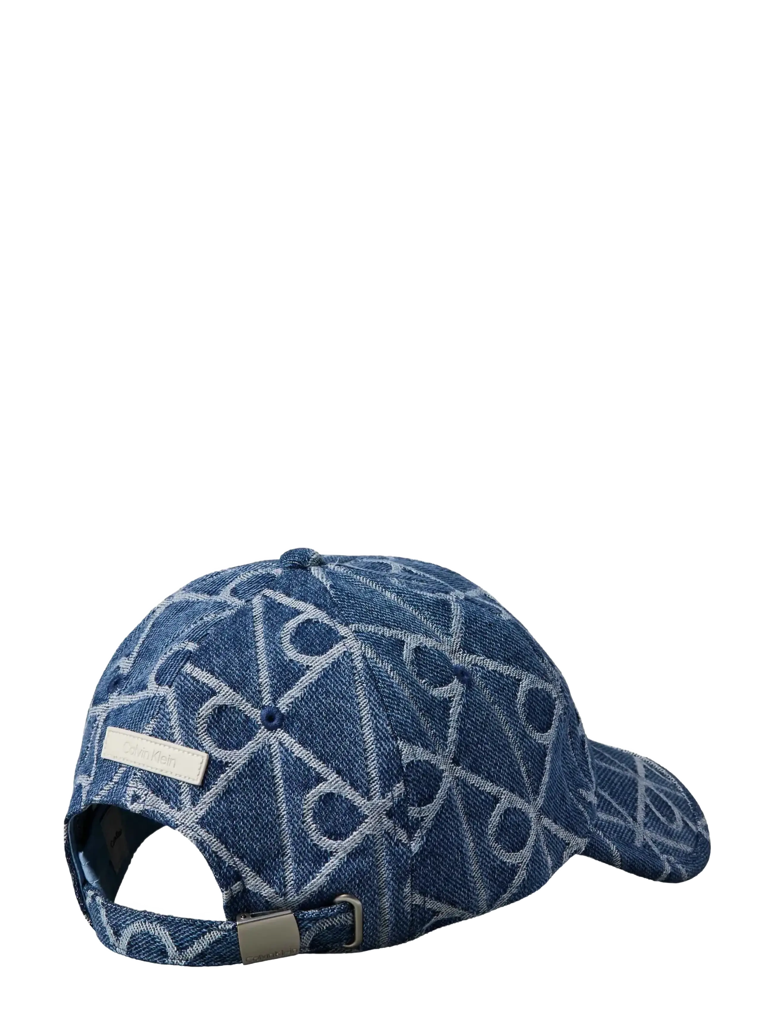 Calvin Klein - AOP JACQUARD DENIM BB CAP - kappen - medium wash - 1