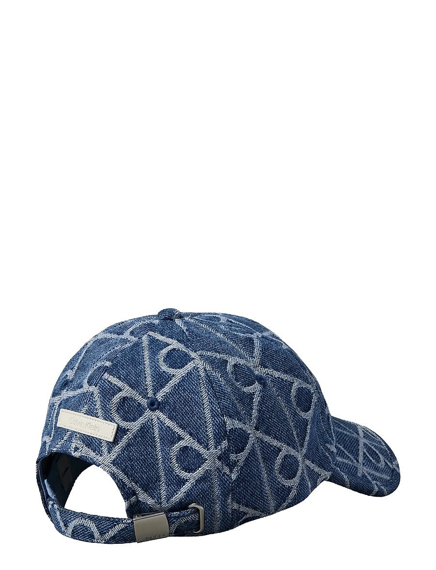 Calvin Klein - AOP JACQUARD DENIM BB CAP - nokamütsid - medium wash - 1