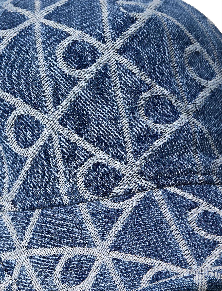 Calvin Klein - AOP JACQUARD DENIM BB CAP - nokamütsid - medium wash - 2