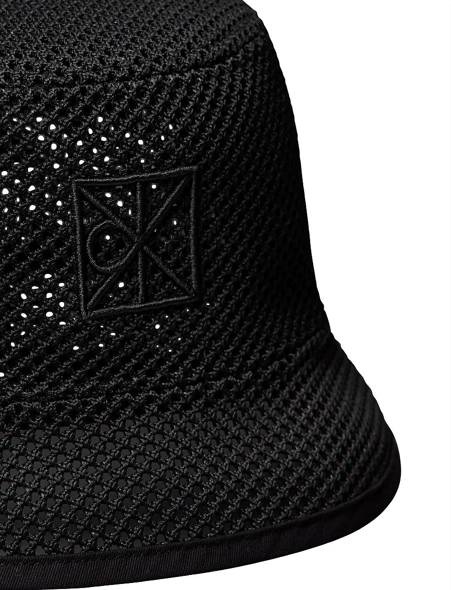 Calvin Klein - SUMMER MESH BUCKET - bøllehatte - black - 2
