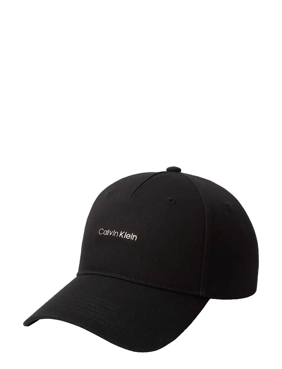 Calvin Klein - COTTON TWILL W/ HW CAP - kappen - black - 0