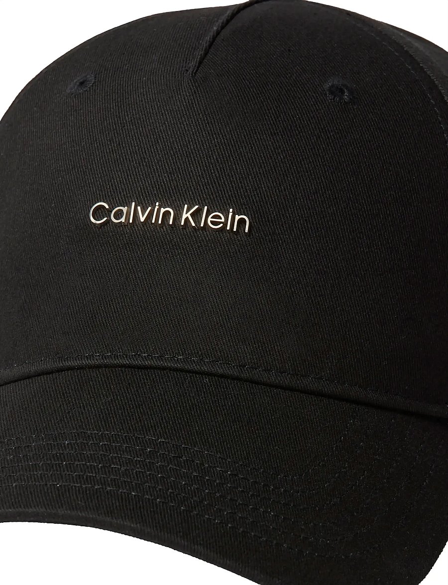 Calvin Klein - COTTON TWILL W/ HW CAP - kappen - black - 1