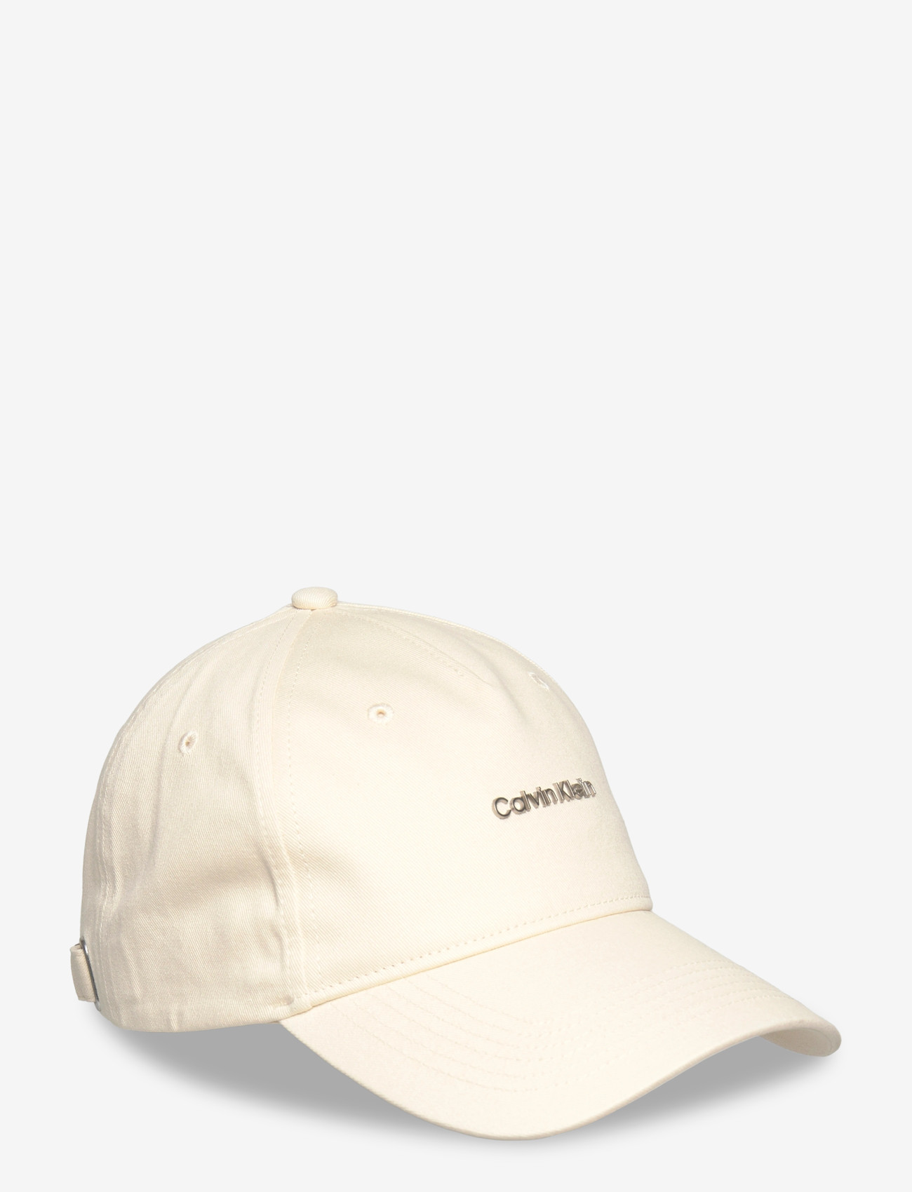 Calvin Klein - COTTON TWILL W/ HW CAP - kappen - bone white - 0