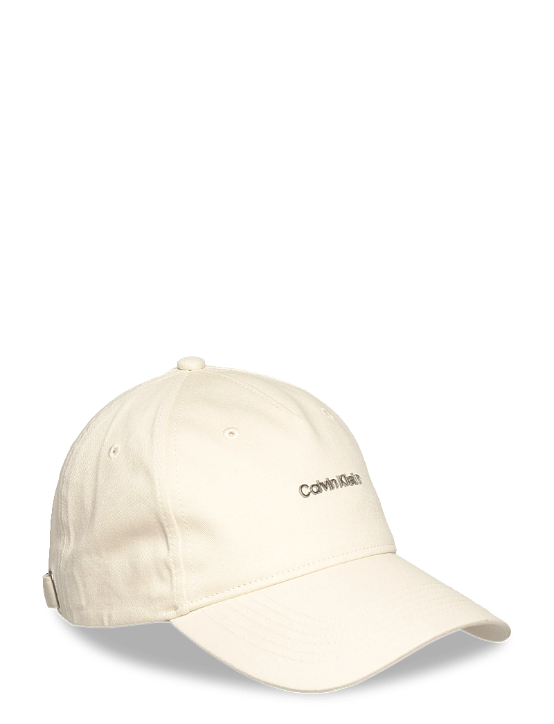 Calvin Klein - COTTON TWILL W/ HW CAP - kappen - bone white - 0