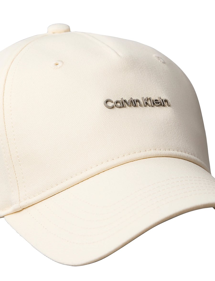 Calvin Klein - COTTON TWILL W/ HW CAP - petten - bone white - 2