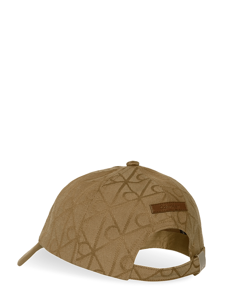 Calvin Klein - LOGO AOP JACQUARD (BAG TIE BACK) - kepsar - cornstalk monks robe aop - 1