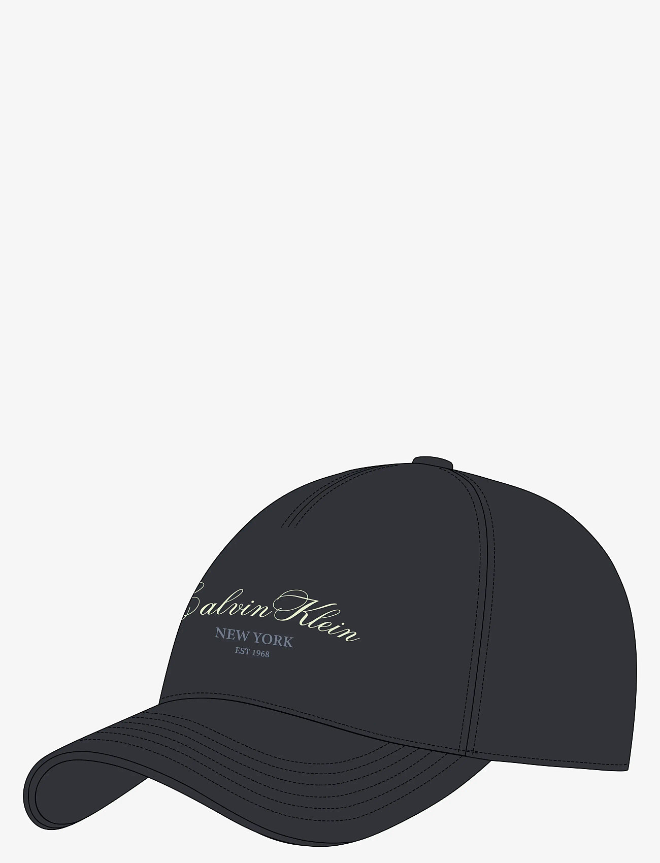 Calvin Klein - 5 PANEL HOLIDAY GRAPHIC 2 BB CAP - kappen - inkwell - 1