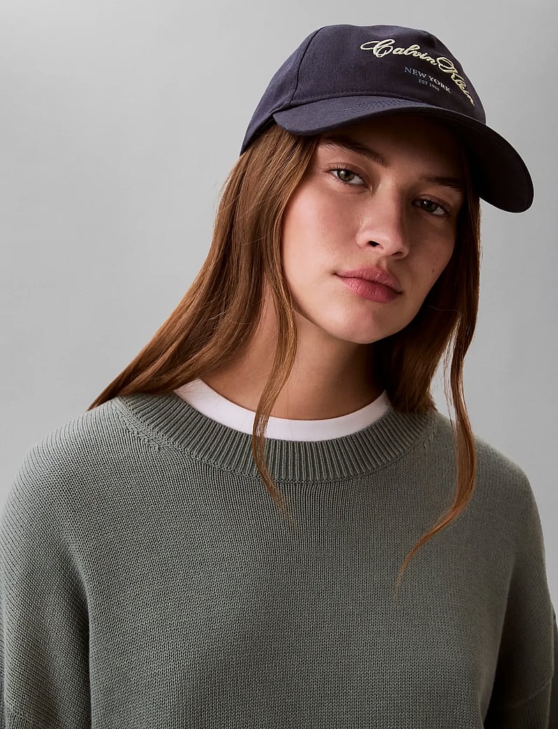 Calvin Klein - 5 PANEL HOLIDAY GRAPHIC 2 BB CAP - kappen - inkwell - 0