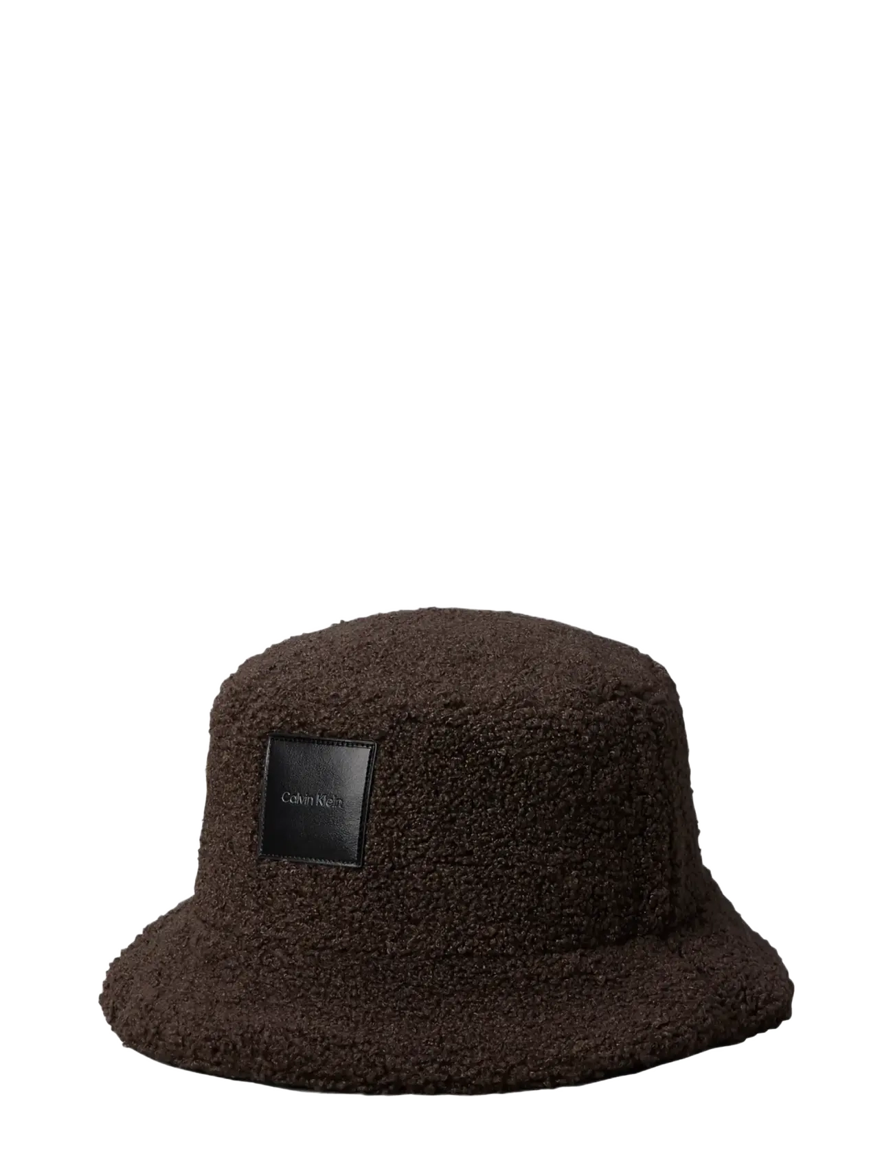 Calvin Klein ALL-OVER SHERPA W/ PATCH BUCKET - Accessories - DELICIOSO / brown