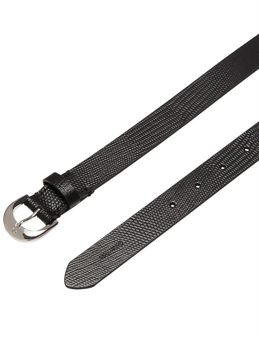 Calvin Klein - CLASSIC BUCKLE LIZARD EMBOSS 25M - freizeitgürtel - black - 1