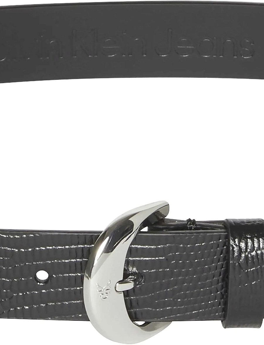 Calvin Klein - CLASSIC BUCKLE LIZARD EMBOSS 25M - freizeitgürtel - black - 2