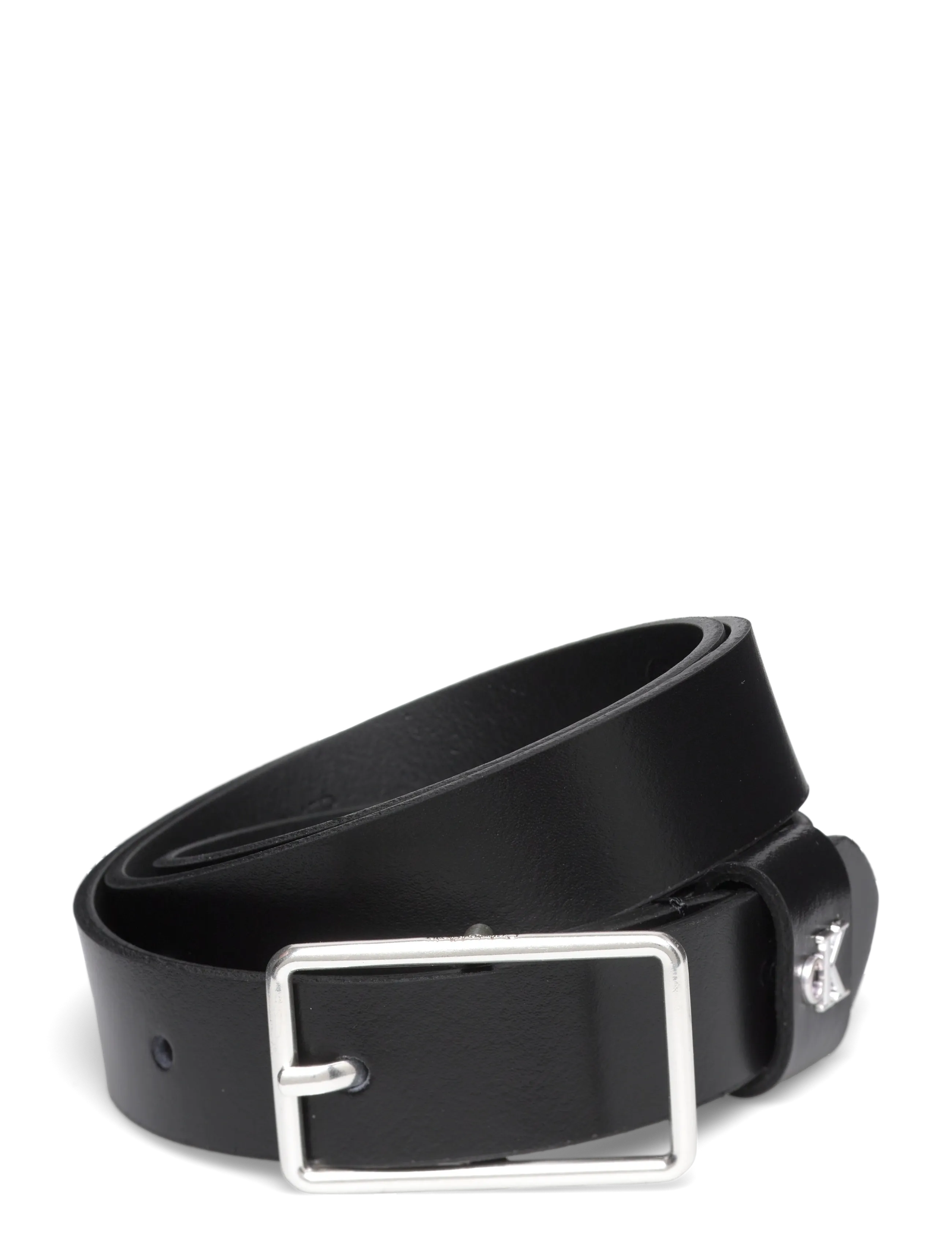 CALVIN KLEIN Square Buckle Ck Loop 25Mm Schwarz - 75 - Damen
