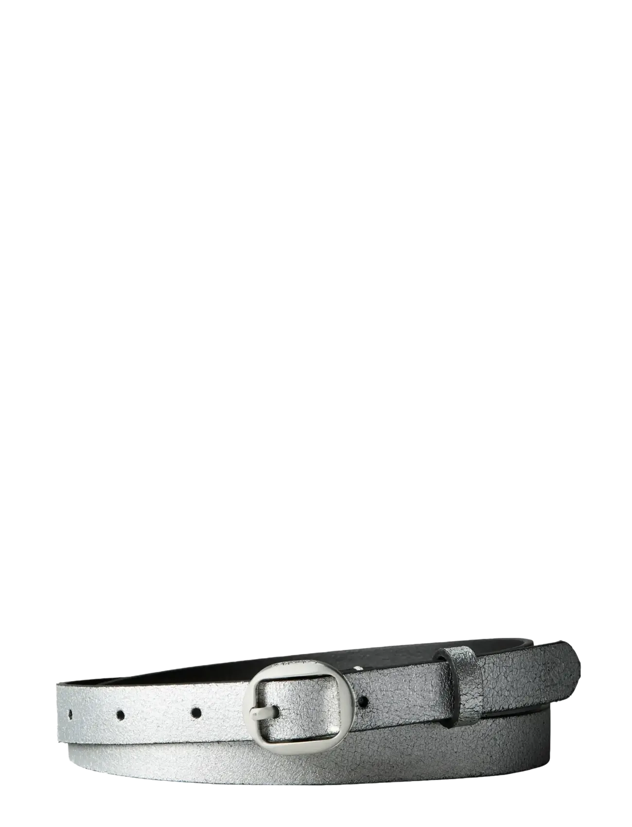 Calvin Klein ROUND BUCKLE METAL CK TIP 20MM - Akcesoria - SILVER METALLIC / silver