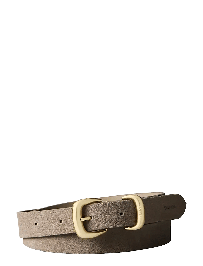 Calvin Klein - 2 PIECE SUEDE STRAP 25MM - desert taupe antique light gold - 0