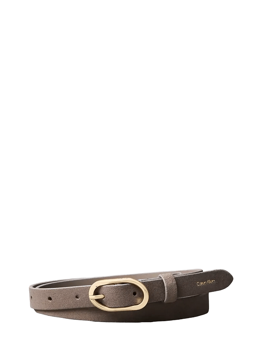 Calvin Klein - ORGANIC BUCKLE SUEDE BELT 20MM - moonstruck - 0