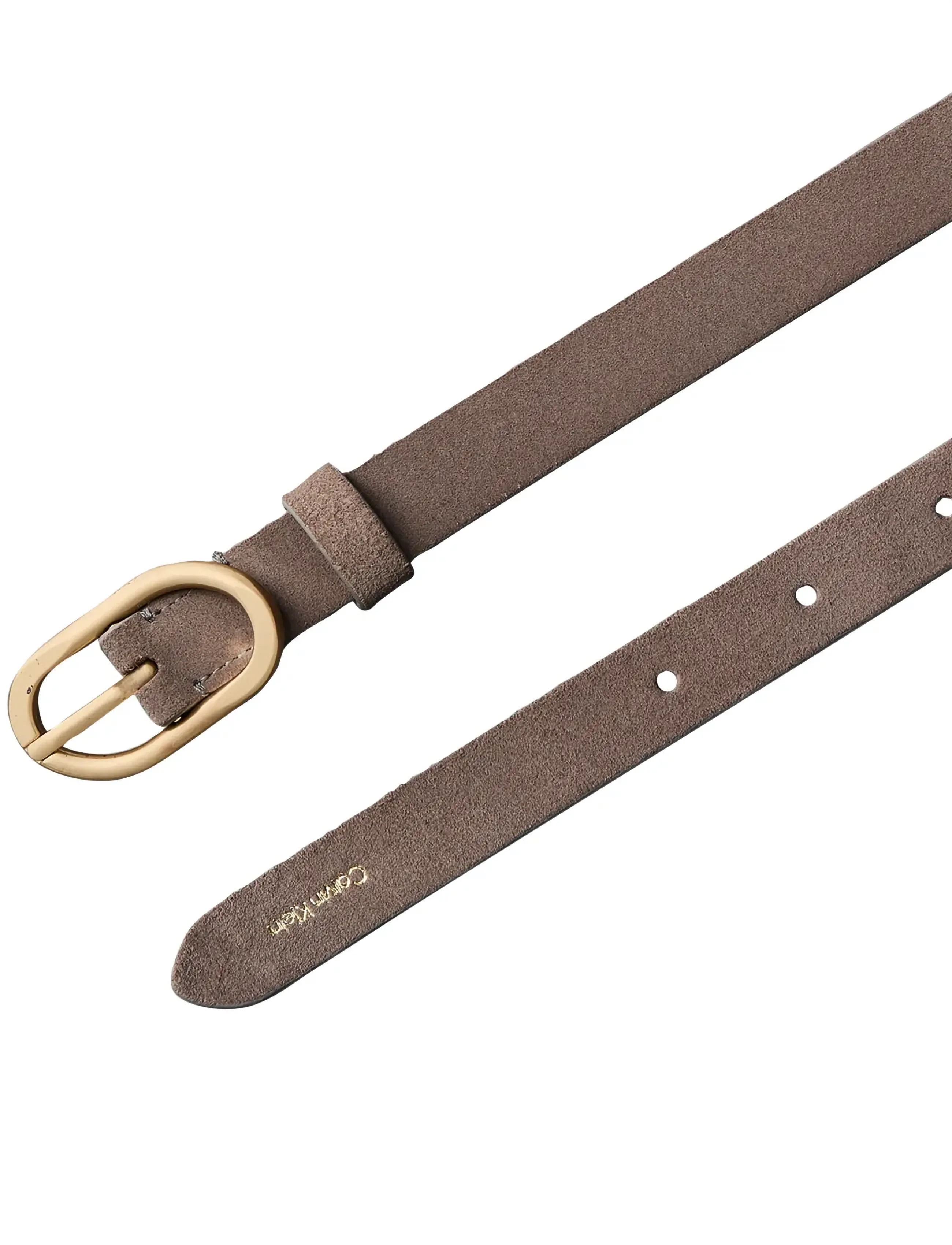 Calvin Klein - ORGANIC BUCKLE SUEDE BELT 20MM - moonstruck - 2