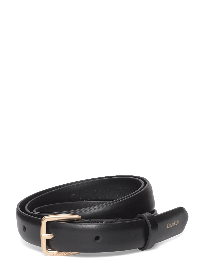 Calvin Klein - ESSENTIAL BUCKLE 20MM - casual gürtel - ck black antique light gold - 0