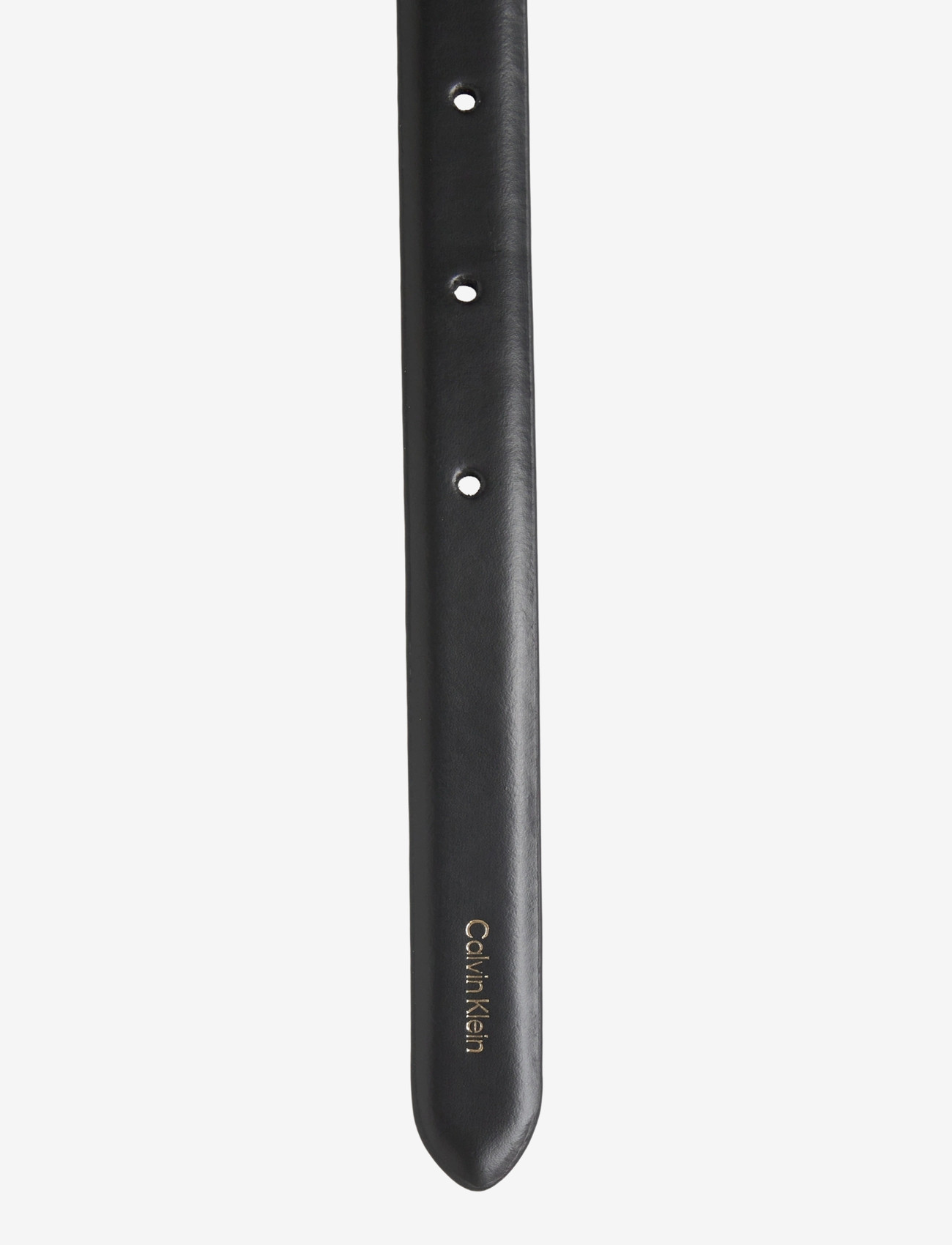 Calvin Klein - ESSENTIAL BUCKLE 20MM - casual riemen - ck black   antique light gold - 2