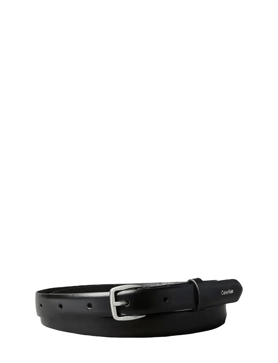 Calvin Klein - ESSENTIAL BUCKLE 20MM - ledergürtel - ck black antique nickel - 0