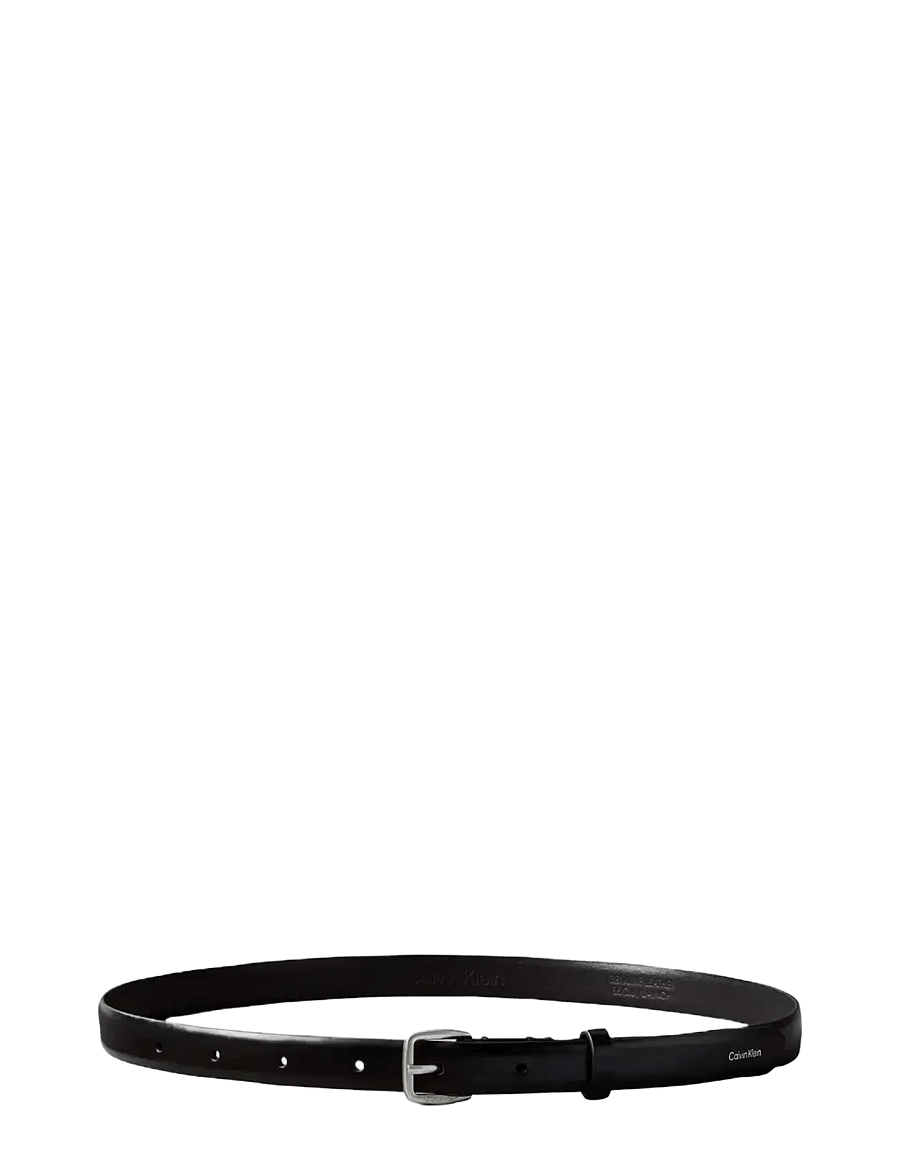 Calvin Klein - ESSENTIAL BUCKLE 20MM - ledergürtel - ck black antique nickel - 1