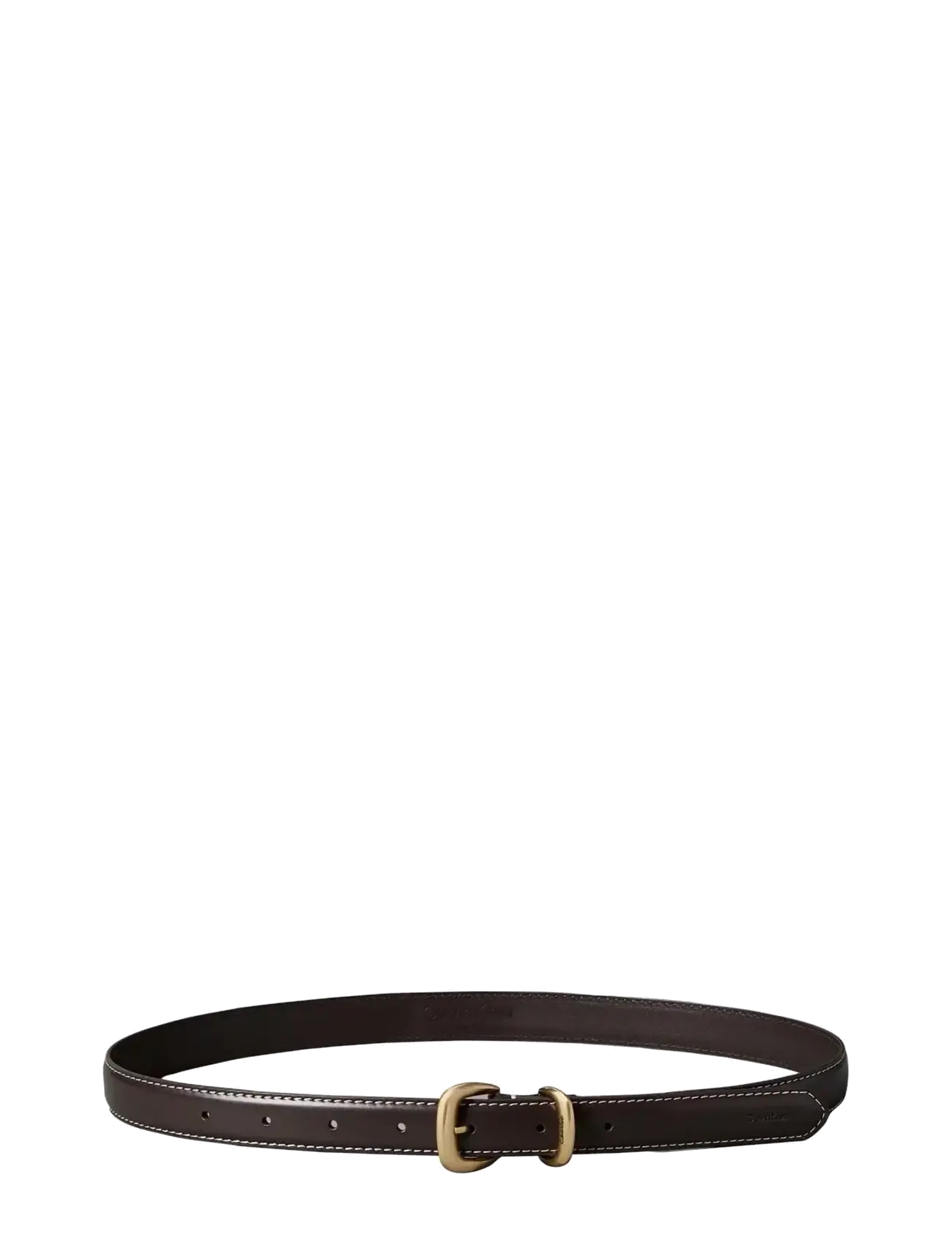 Calvin Klein 2PIECE LOGO 25MM CONTRAST STICH - Modetrender - DELICIOSO / brown