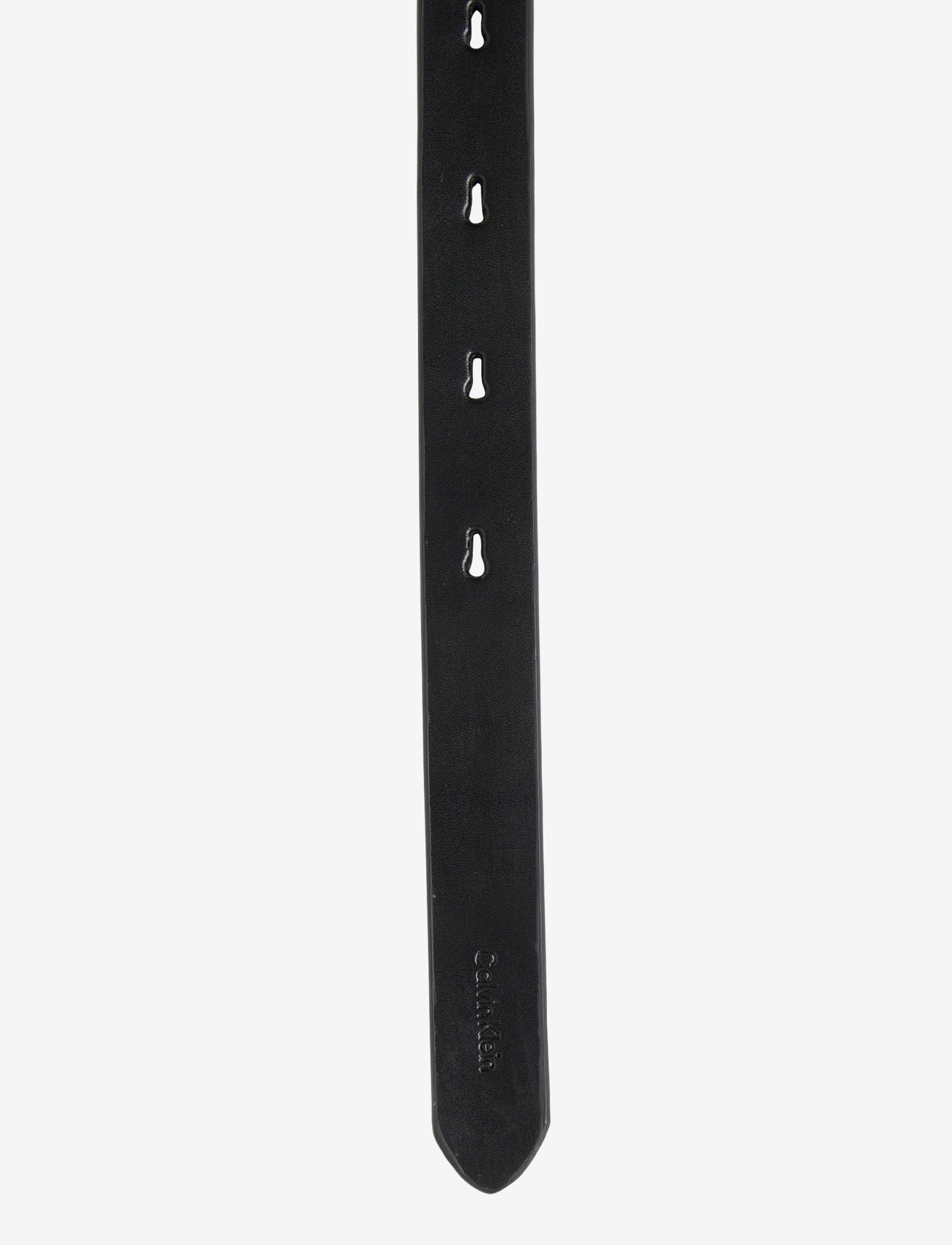 Calvin Klein - ROUND ENGRAVED CK BUCKLE 20 MM - casual bælter - ck black   antique light gold - 2