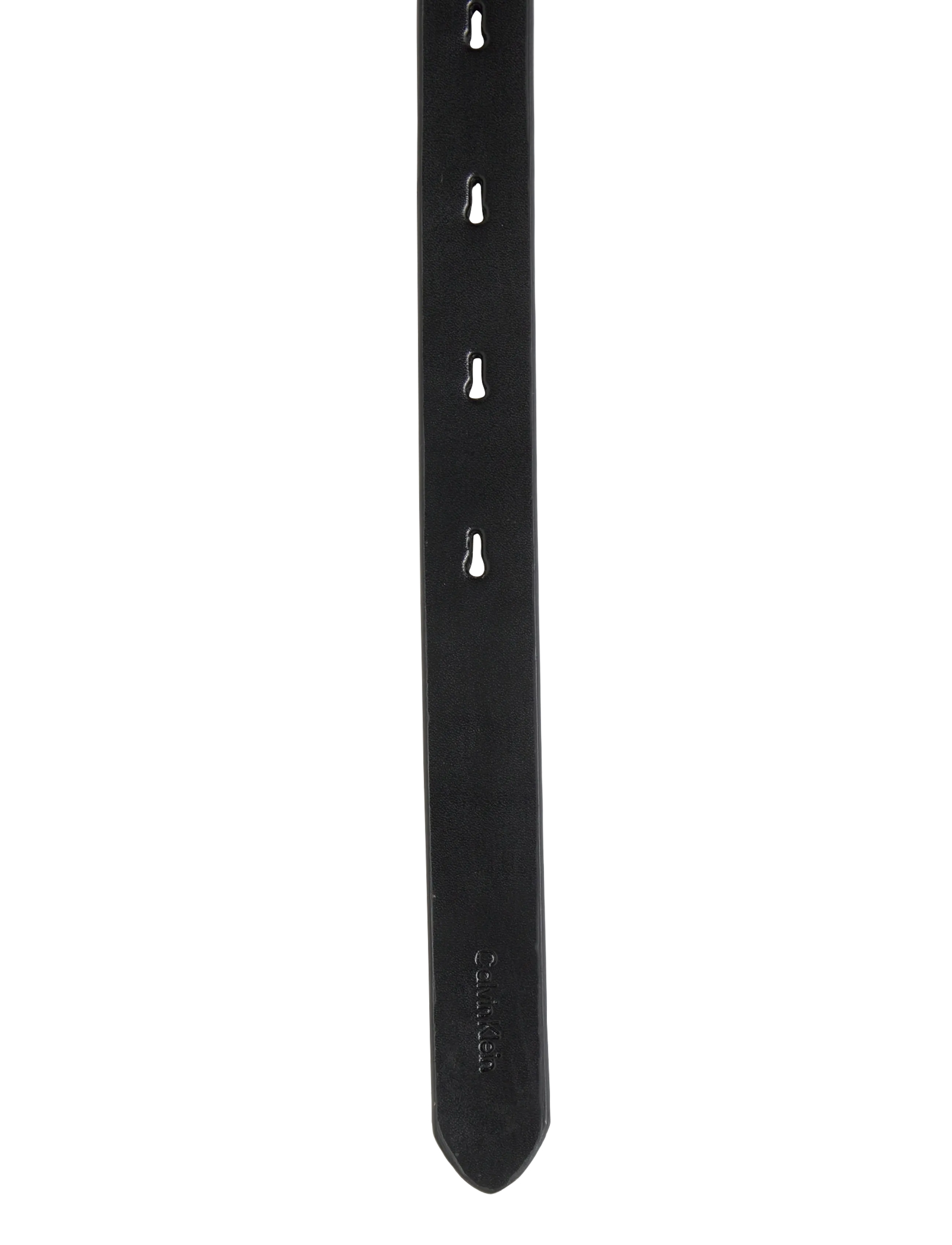 Calvin Klein - ROUND ENGRAVED CK BUCKLE 20 MM - casual belts - ck black   antique light gold - 2