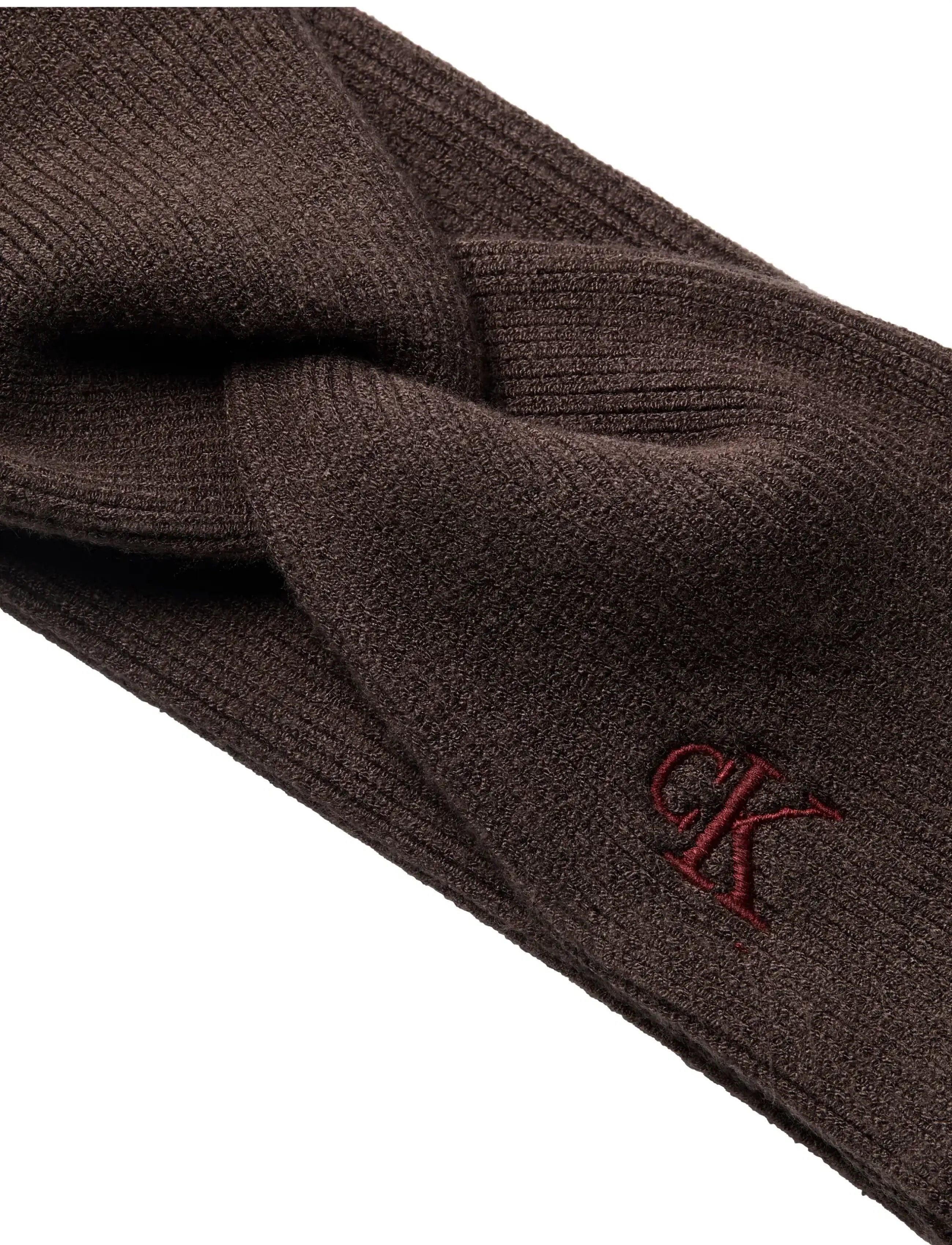 Calvin Klein - CK FINE RIB TWIST HEADBAND - pannband - delicioso - 2