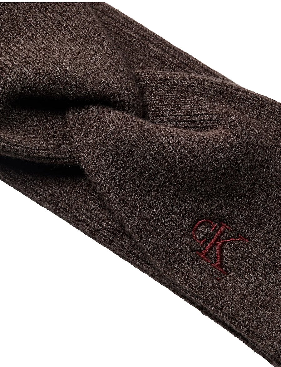 Calvin Klein - CK FINE RIB TWIST HEADBAND - pannband - delicioso - 2