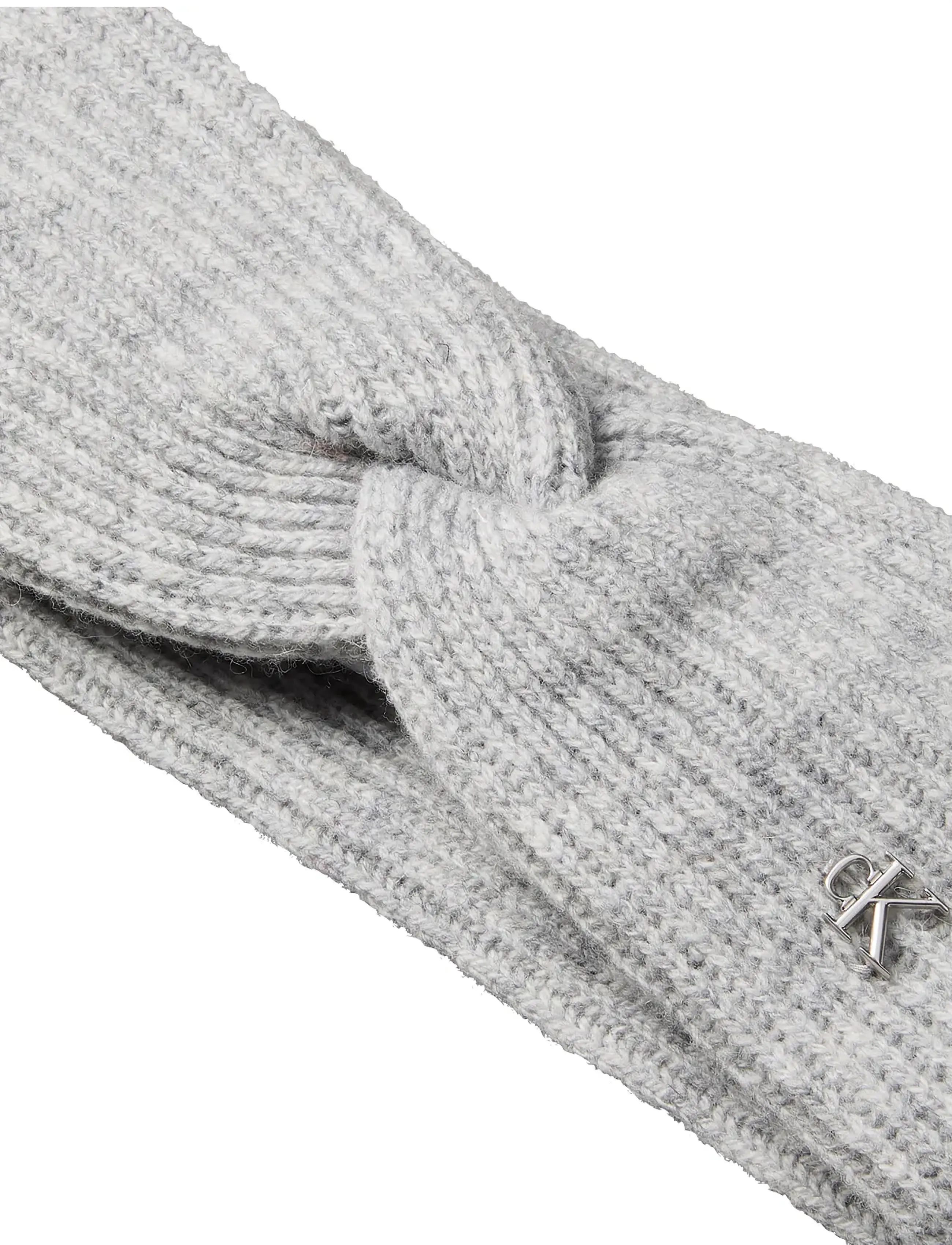 Calvin Klein - CK METAL WOOL TWIST HEADBAND - premium stiilid - bc05 grey heather - 2