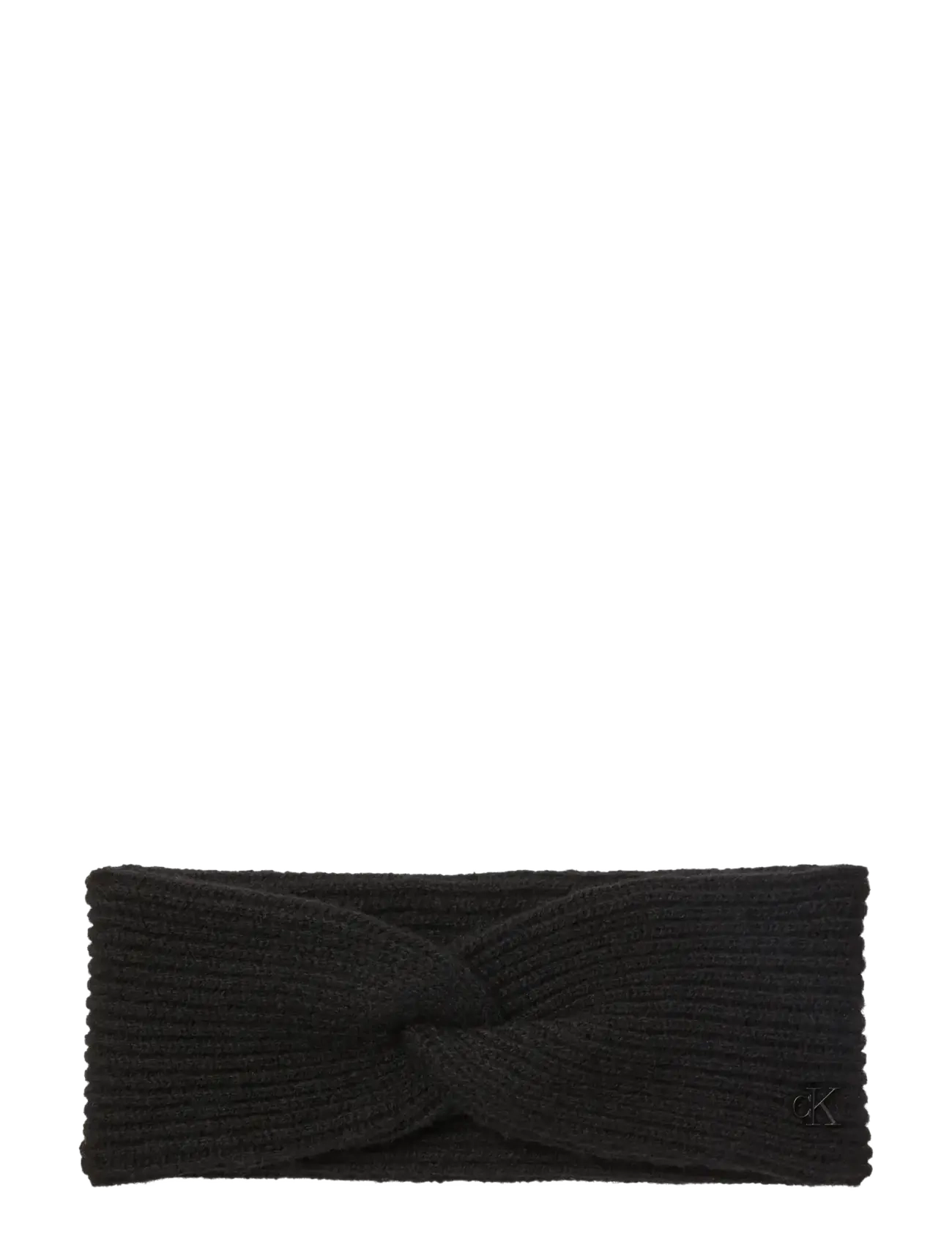 Calvin Klein CK METAL WOOL TWIST HEADBAND - Julegaver til kvinder - BLACK / black
