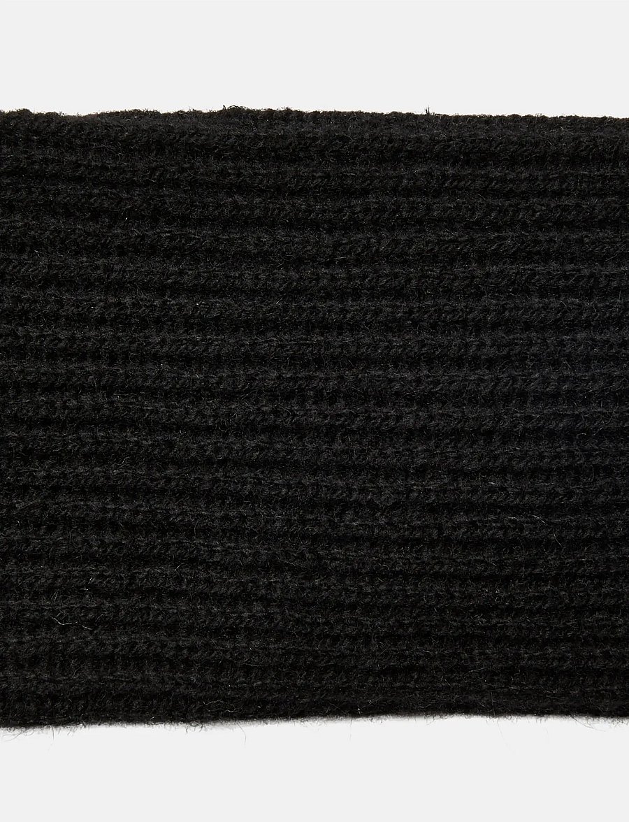 Calvin Klein - CK METAL WOOL TWIST HEADBAND - hårbånd - black - 2