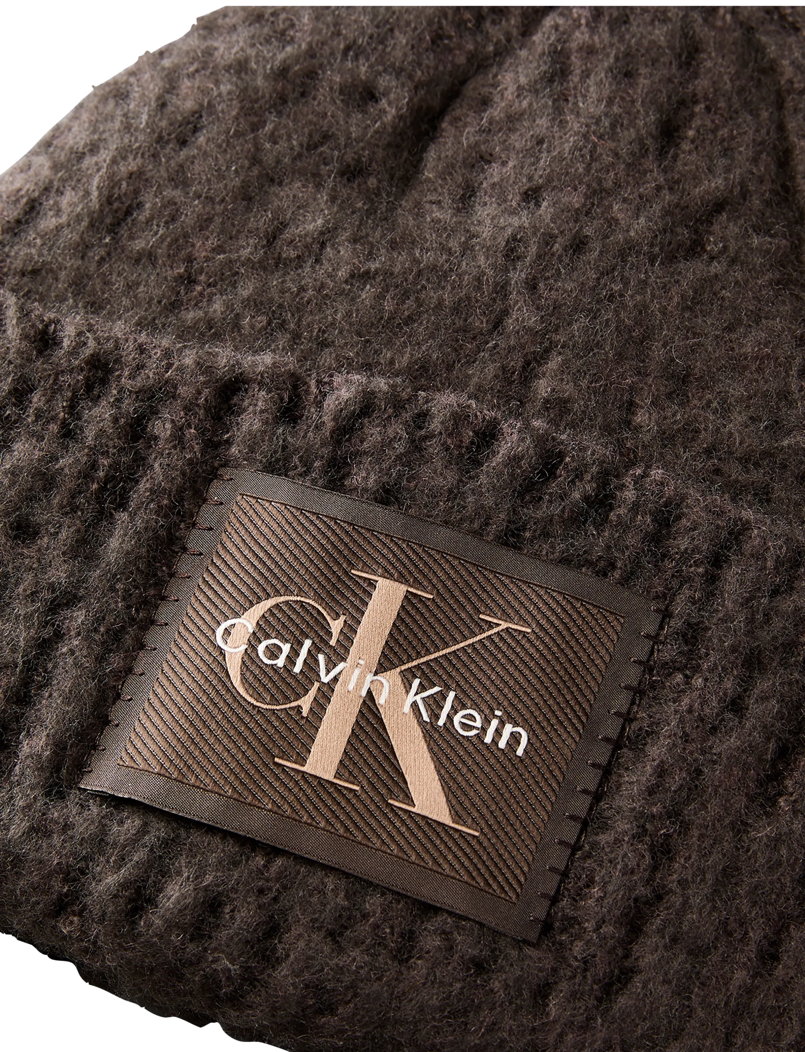 Calvin Klein - BRUSHED SOLID CHUNKY RIB BEANIE - huer - delicioso - 2